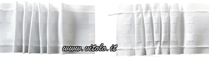 Riloga per tende 2file con 2tiranti