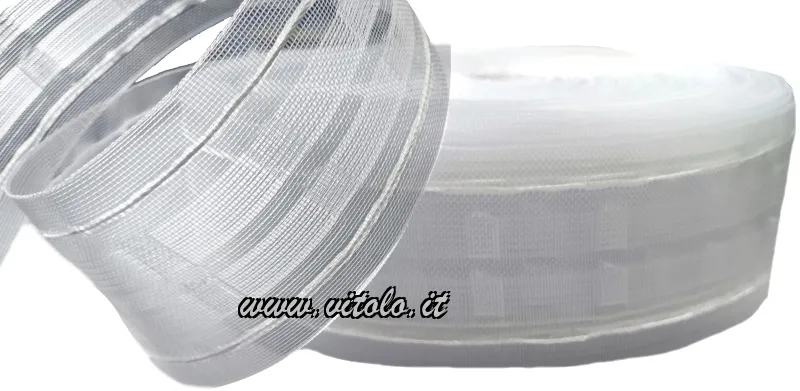Riloga per tende 2file con 2tiranti