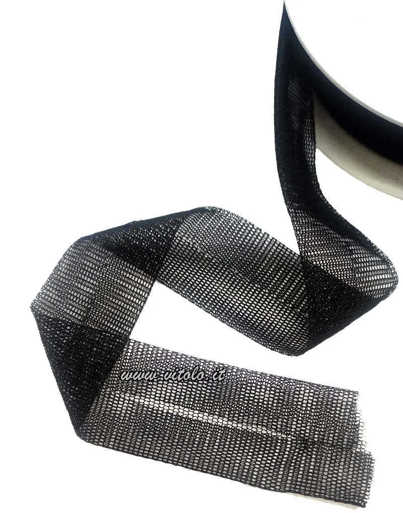 Sbieco in tulle 30mm, resistente e pratico