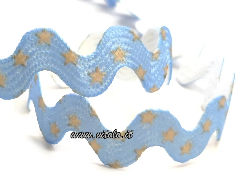 Fantasia a serpentina in bordure per abbigliamento