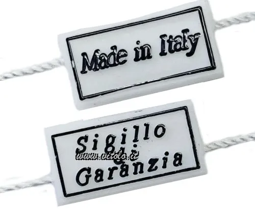 Sigilli in plastica rettangolari, funzionali e pratici