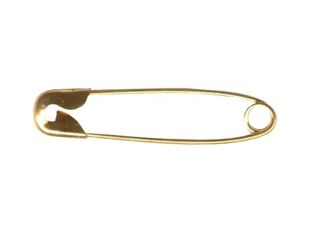 Spilli sicurezza Ottone dorato