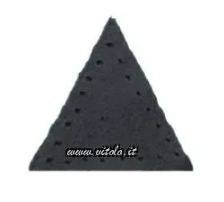 Toppe per abiti Triangolo pelle scamosciata