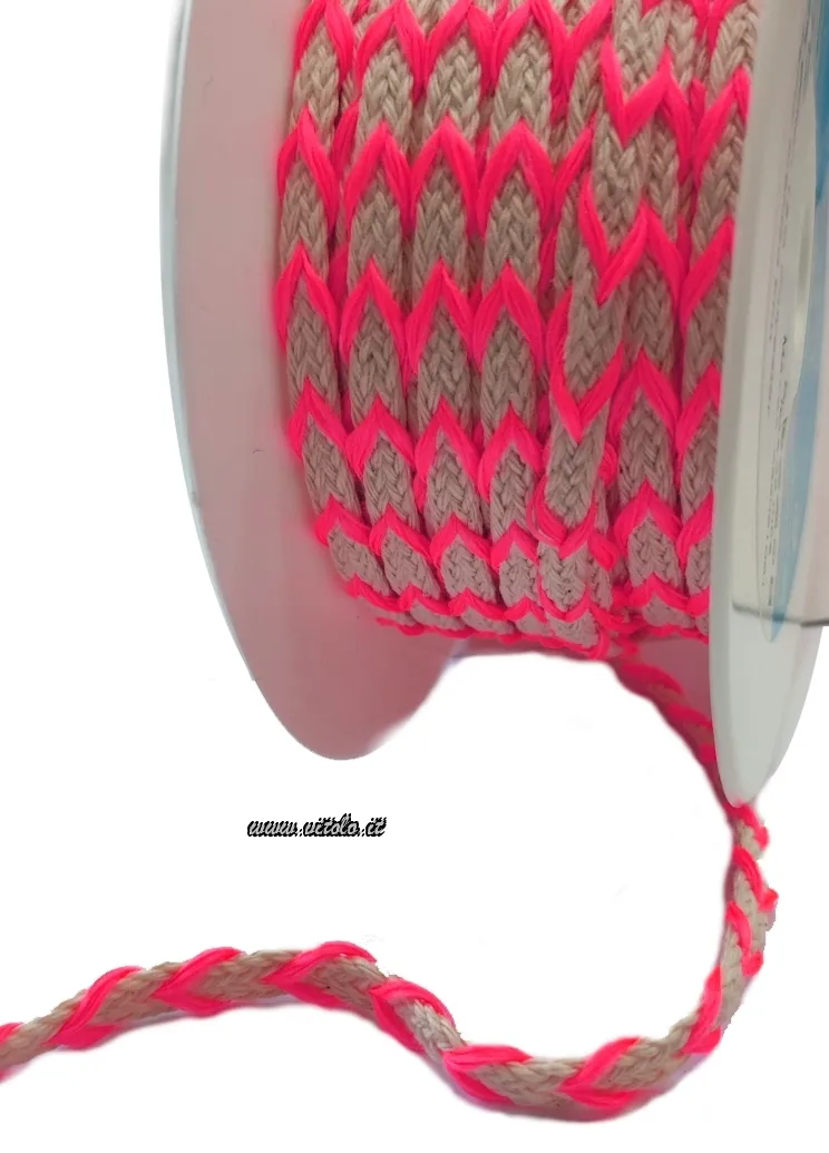 Ecru/neonrosa