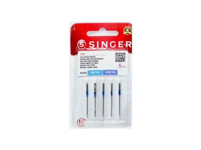 Aghi macchina "singer" 130/705h-j per jeans