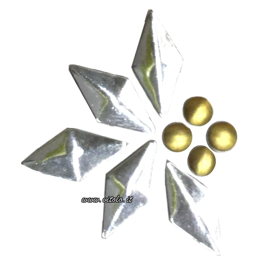 Applicazioni termoadesive Metallo swarovski