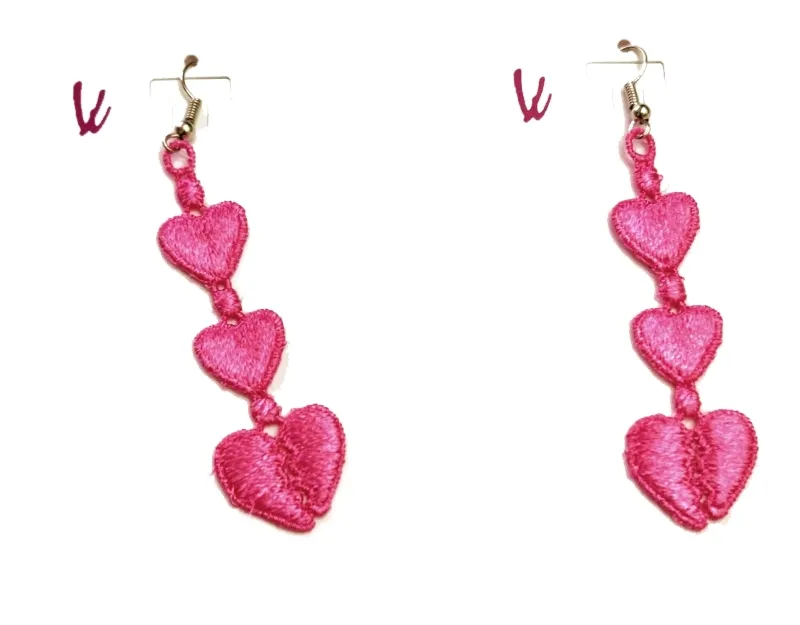 Applicazioni macrame' Per orecchini macrame'
