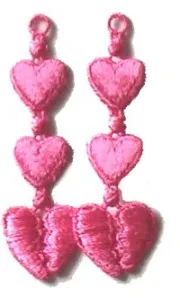 Per orecchini macrame'