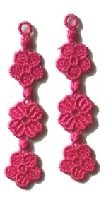 Per orecchini macrame'