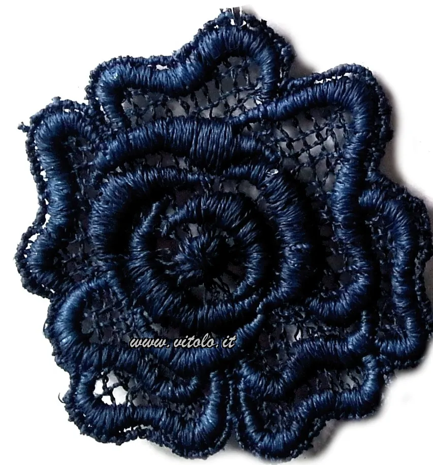 Macramé de rayón, disponible en bolsa con 1 par