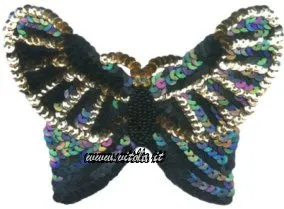 Butterfly-shaped sequins in a bag of 1 piece