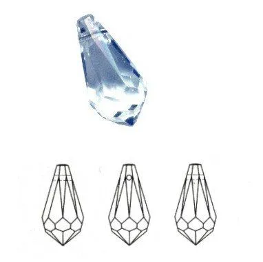Perle e pendenti Goccia swarovski 6000