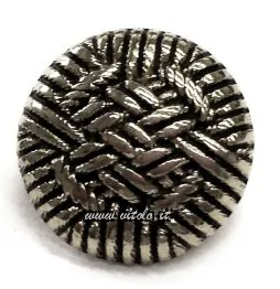 Bottoni metallizzati Intrecciati con gambo