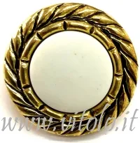 Bottoni per cuoco Perla/bordone oro