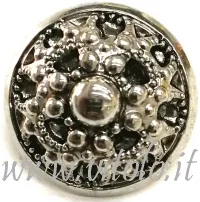 Bottoni metallizzati Incisi a punta con gambo