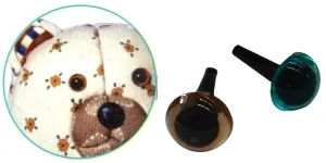 Occhi per bambole con perno
