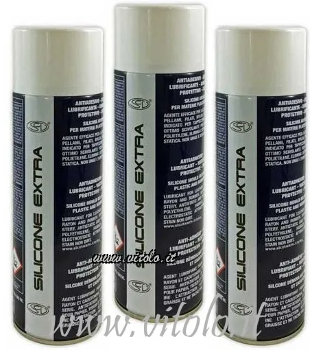Silicone lubrificante in spray