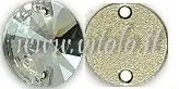 Strass ricamo swarovski Rosetta a punta 2 fori