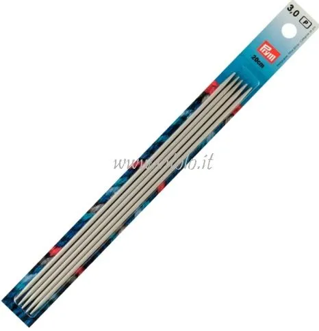 Ferri 2 punte Prym 3mmx20cm