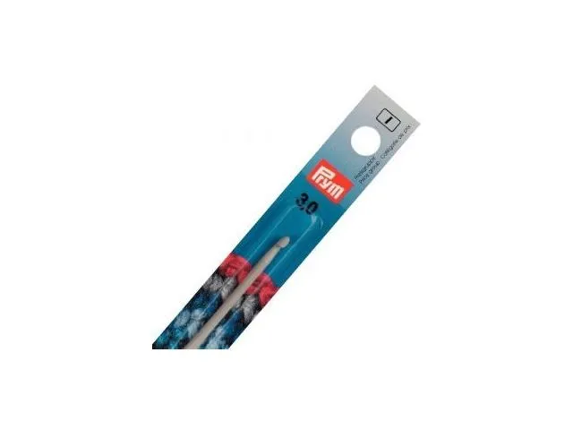 Prym Aluminium-Häkelnadel 3, 0mmx14cm