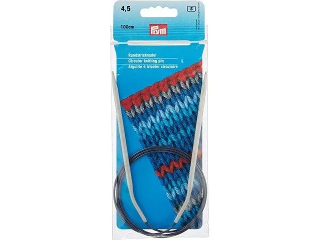 Aghi circolari Prym 100cm#4, 5 in cartina da 1 pezzo