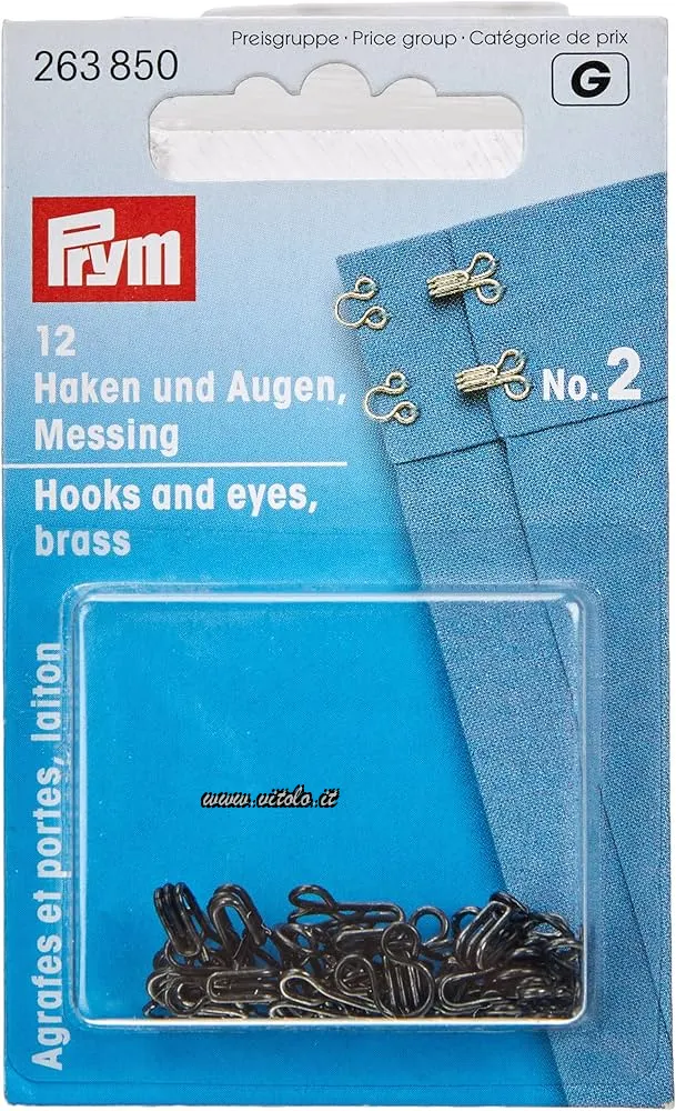 Ganchillos Prym n°2, set de 12 piezas