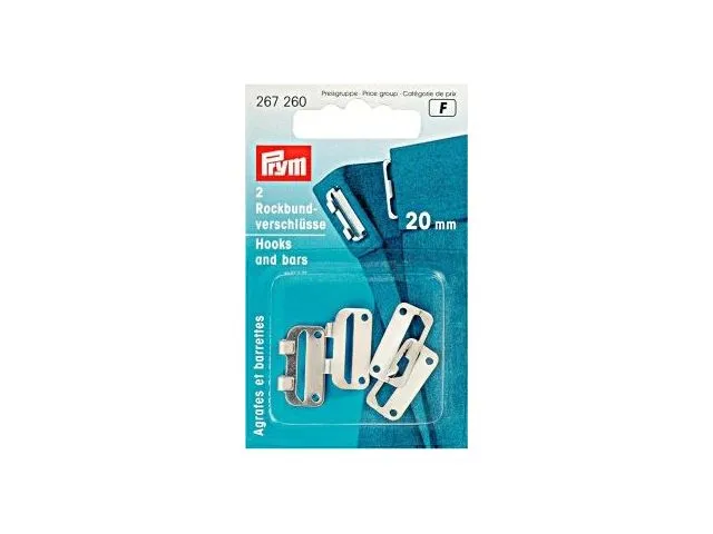 Ganci gonna 20mm Prym, pratici e funzionali