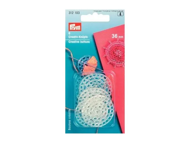 Bottoni deco 36m di Prym, pratici e versatili