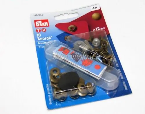 Bottoni a pressione 12mm Prym, pratici e funzionali