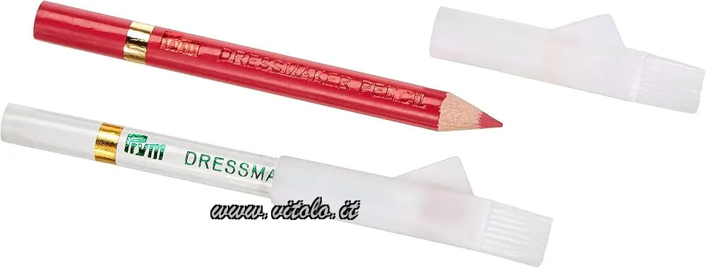 Matita con spazzolina Prym, utile per disegnare e cancellare