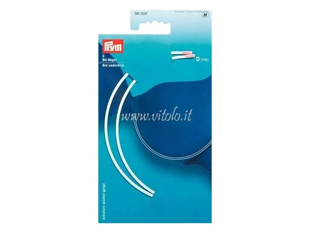 Ferretto reggiseno Prym in confezione da 2 pezzi