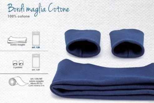 Bordo maglia Marbet in busta singola 80x16cm