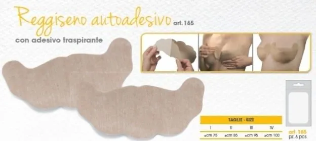 Reggiseno adesivo Marbet misura IV, pratico e funzionale