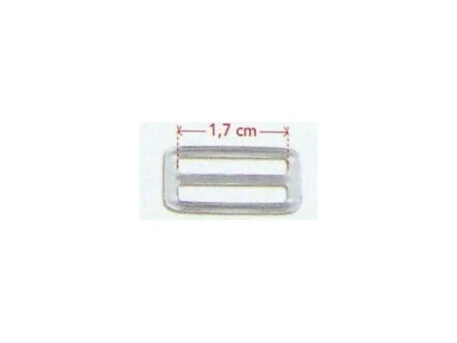 Passante regolatore 17 mm in busta da 24 pezzi