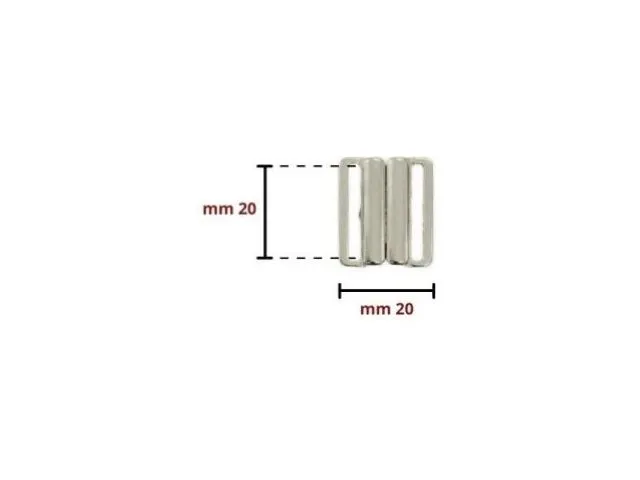 Chius, reggis Marbet in busta da 6 pezzi da 20mm