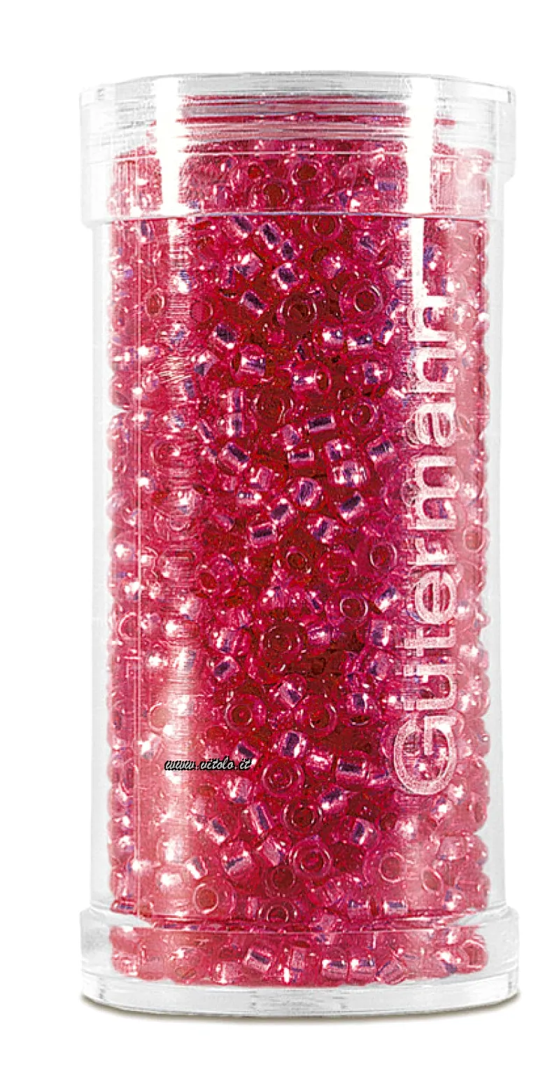 Perline 9/0 Gutermann in tubo da 28gr