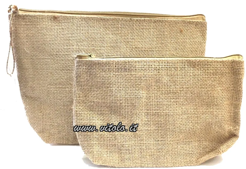 Articoli personalizzabili Pochette juta