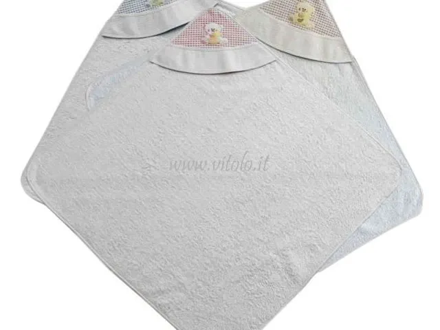 Accappatoio Triangolo spugna c/tela aida