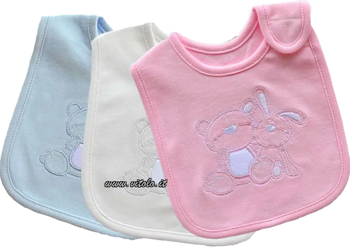 Bavaglino C/chiusura velcro
