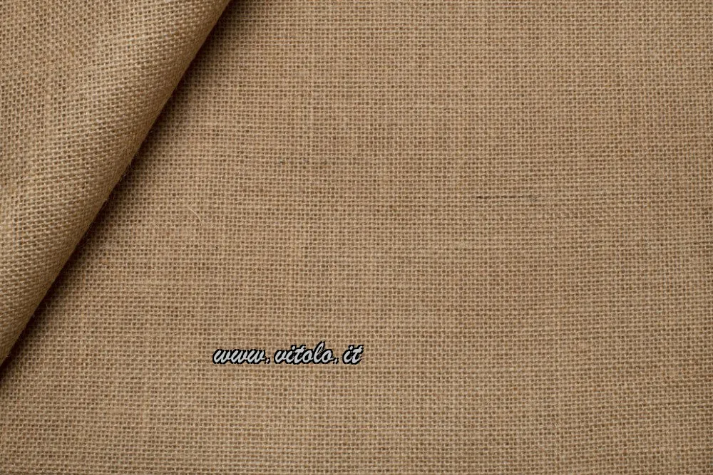 Tela juta trama stretta 150 cm, resistente e versatile