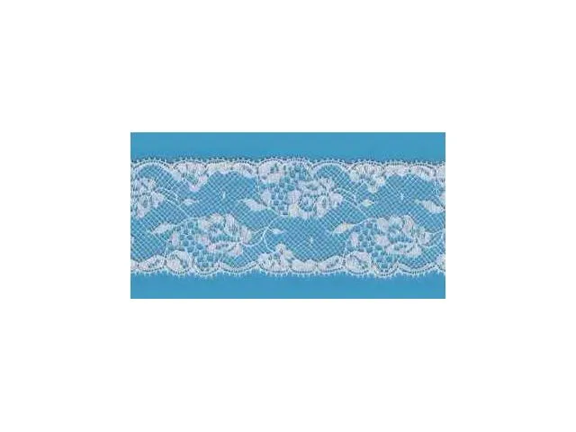 White cotton Valanciennes lace
