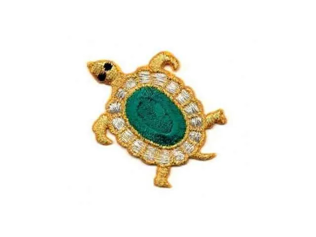 Applicazioni termoadesive a forma di tartaruga