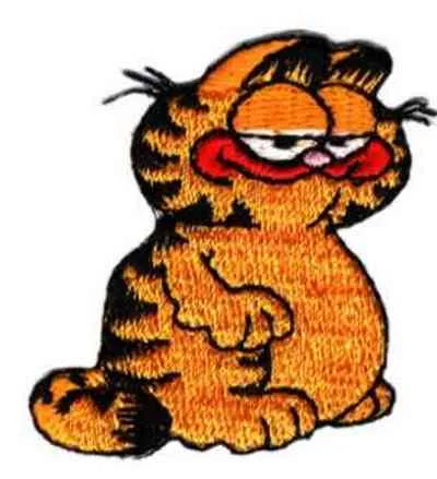 Aplicaciones termoadhesivas Garfield en bolsa de 3 piezas