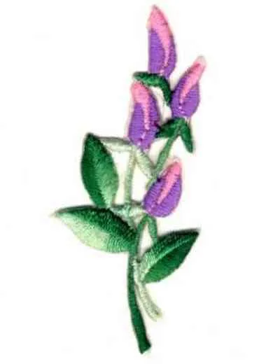 Appliqués thermocollants en forme de fleurs