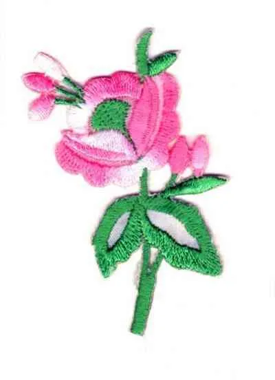 Appliqués thermocollants en forme de fleur