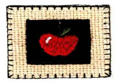 Aplicaciones termoadhesivas en forma de fruta