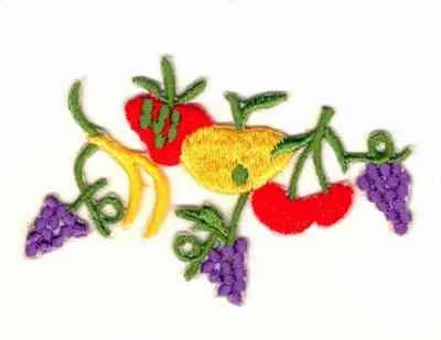 Termoadesive a forma di frutta