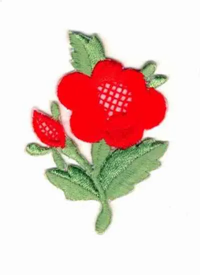 Applicazioni termoadesive a forma di fiori