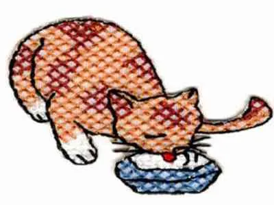 Applicazioni termoadesive a forma di gattino